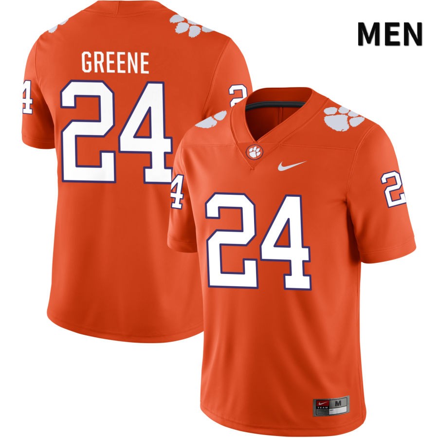 Men's Clemson Tigers Hamp Greene #24 College Orange NIL 2022 NCAA Authentic Jersey On Sale BIH35N2S